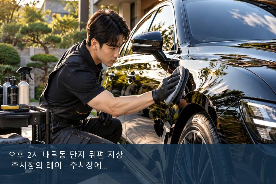 오후 2시 내덕동 단지 뒤편 지상 주차장의 레이 · 주차장에서 부른 날
